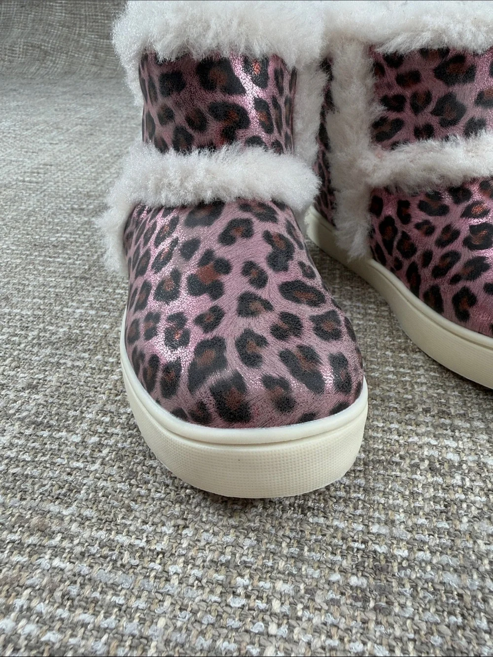 Dr. Scholls pink leopard